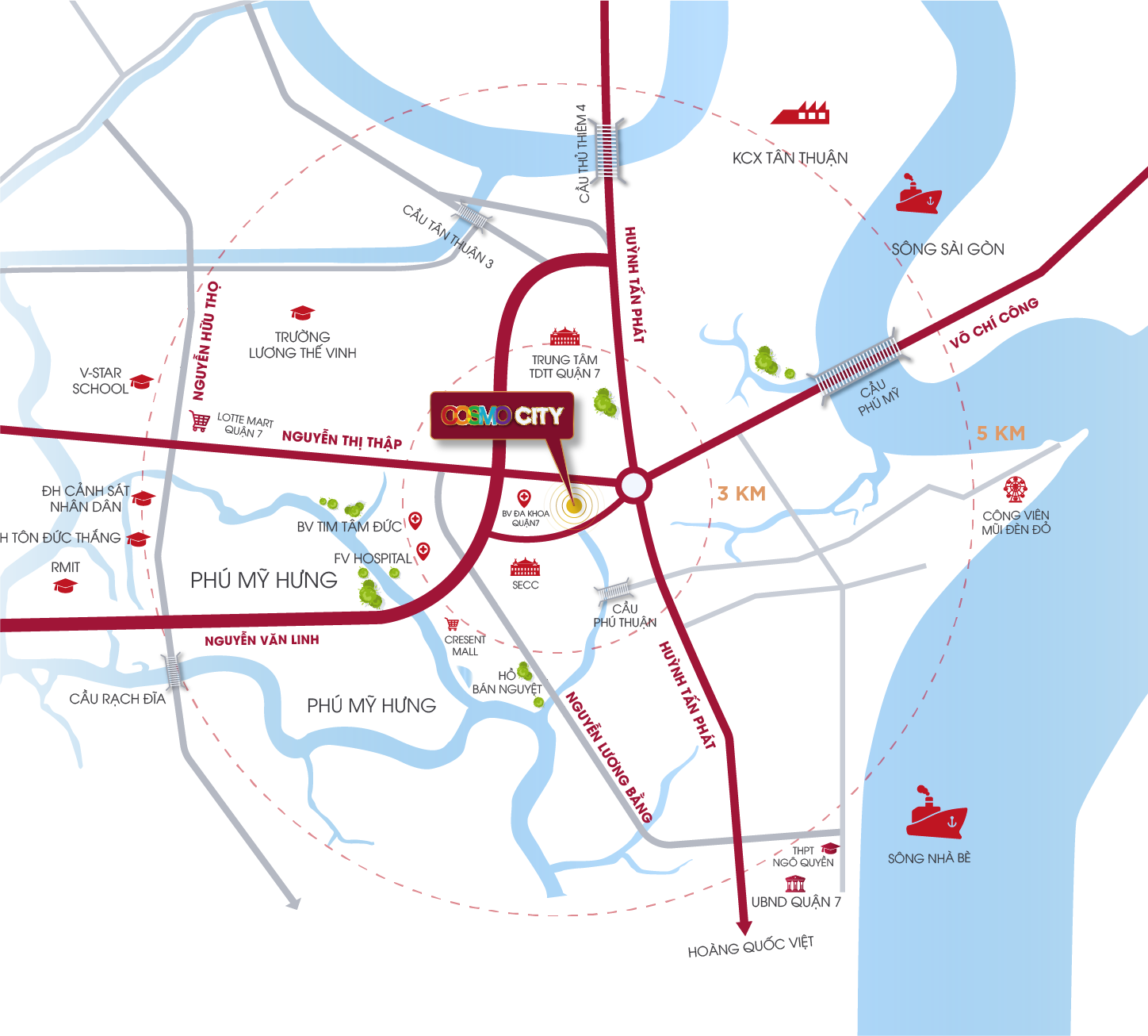 Vị Trí Cosmo City